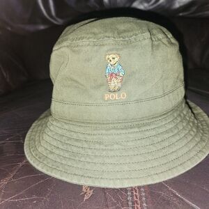 Polo by Ralph Lauren Green Kids Bucket Hat